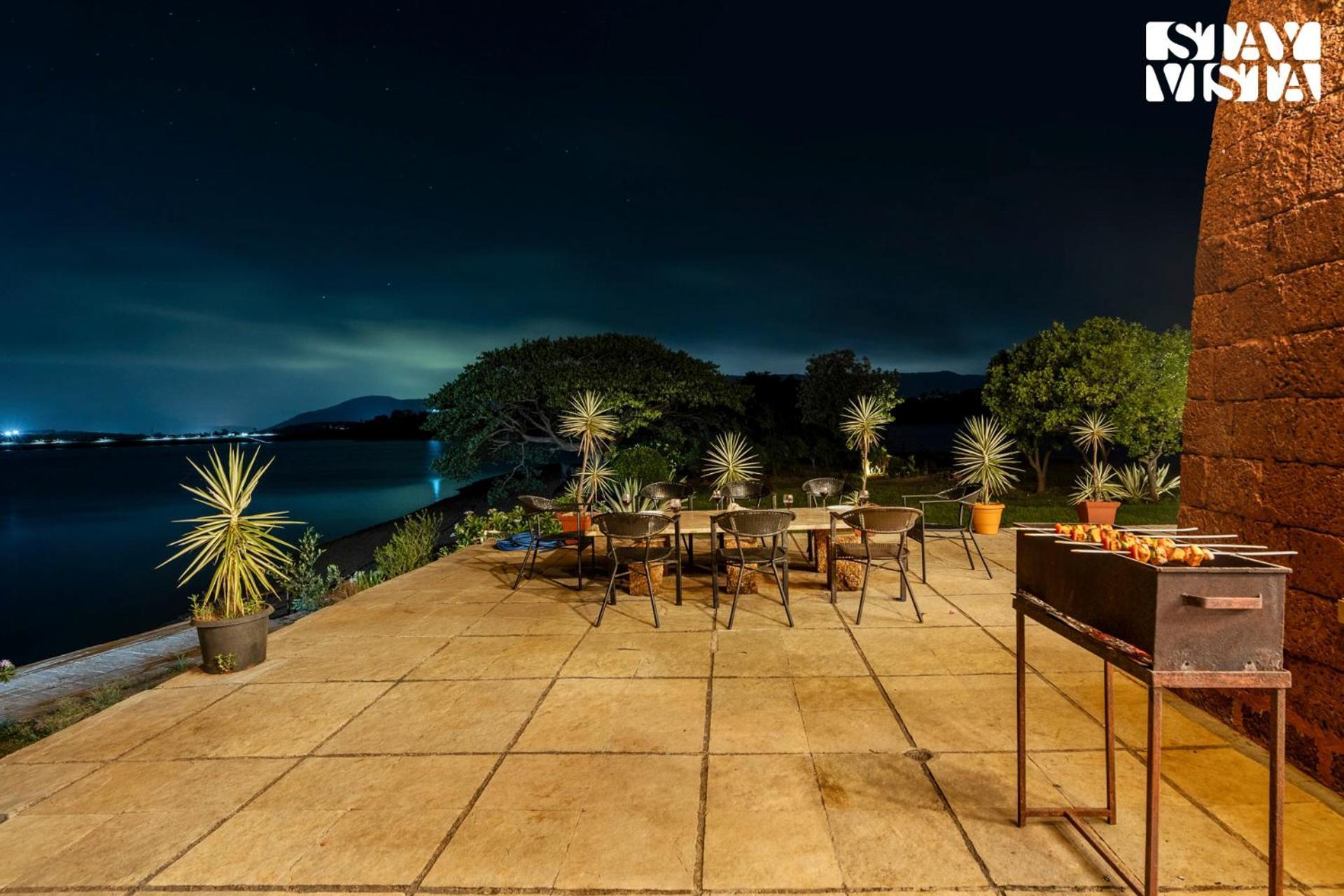 Stayvista At Three Shores With Lake View & Alfresco Dining Khamshet المظهر الخارجي الصورة